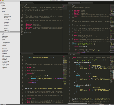 Sublime 2 - 4 Pane Grid View