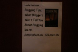 I want an Autographed copy!